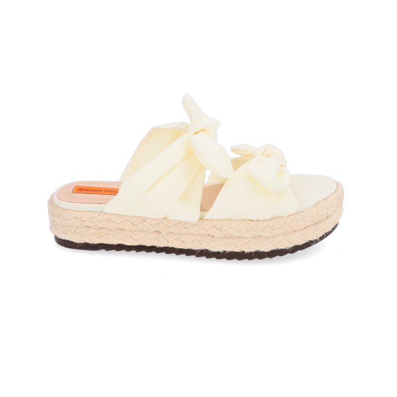 Spadrilla beige para mujer asia