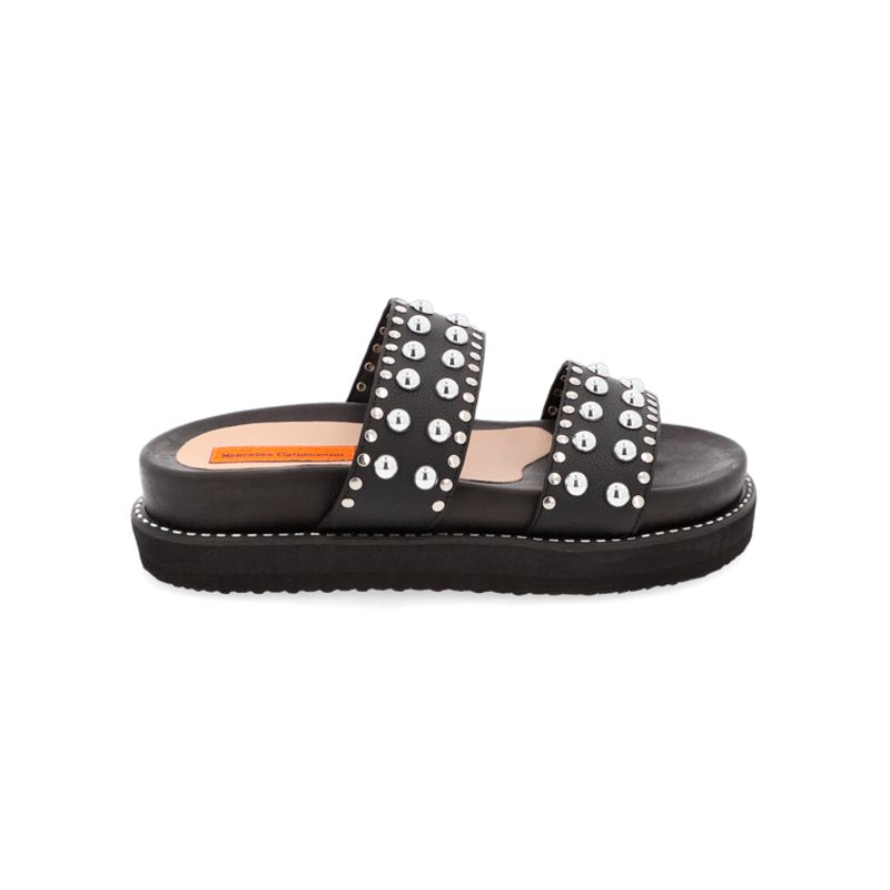 Sandalia plataforma Negra para mujer max