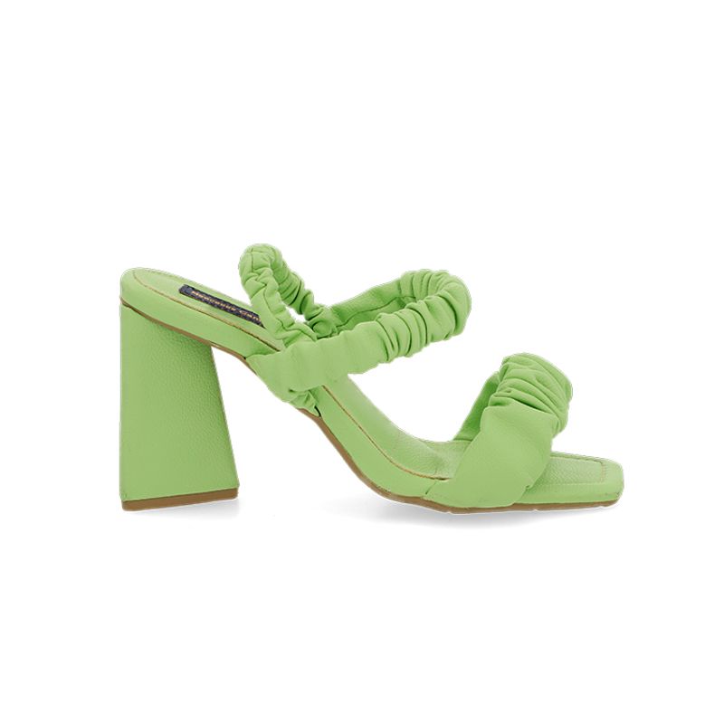 Sandalia Tacon Verde para mujer Evie