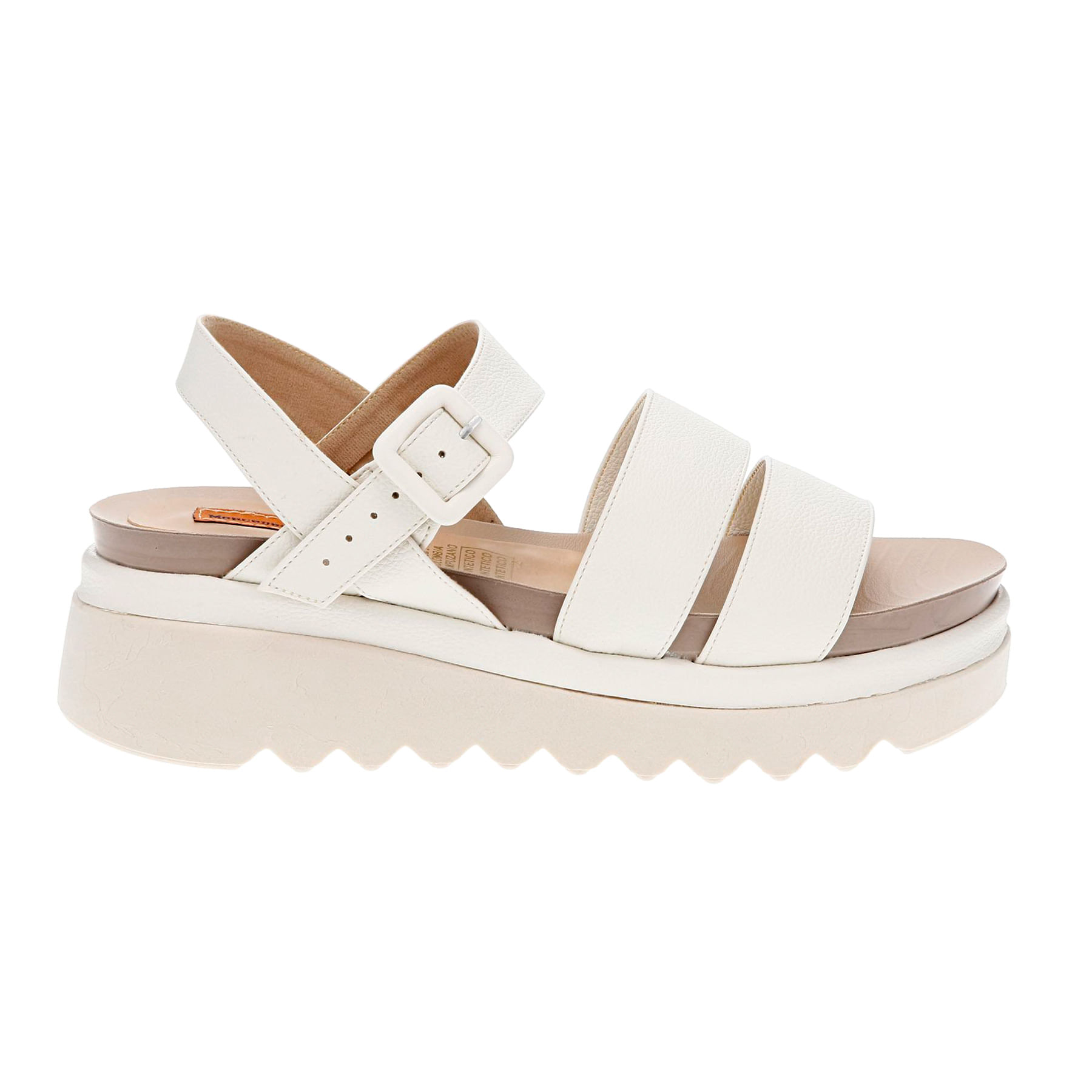 Sandalia Plataforma Brett Marfil
