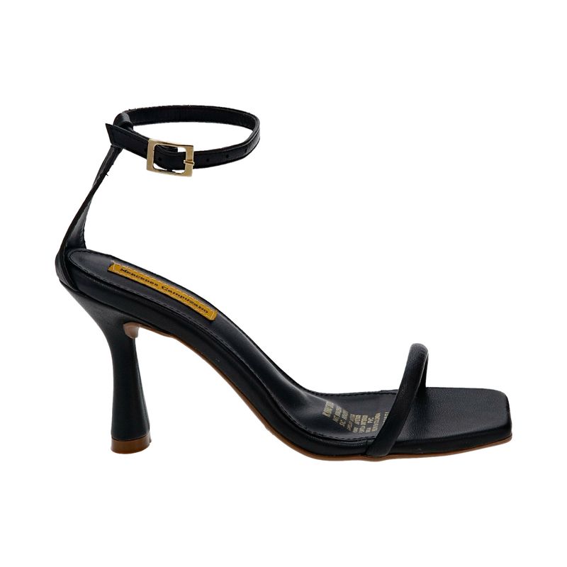 Sandalia tacon Negra para mujer anna