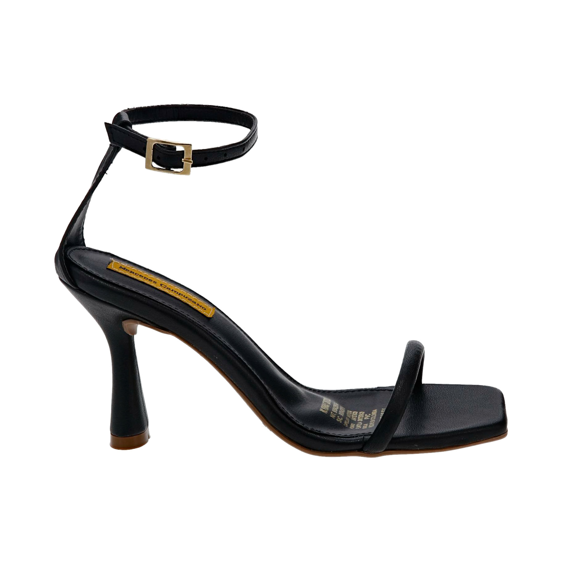 Sandalia Tacon Anna Negro
