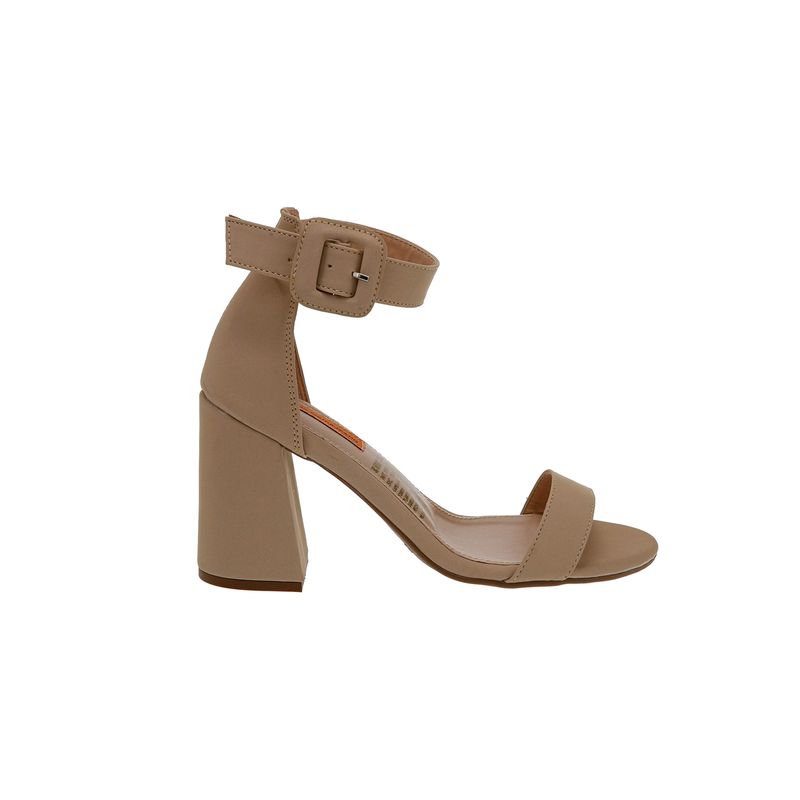 Sandalia Tacon Naia Beige
