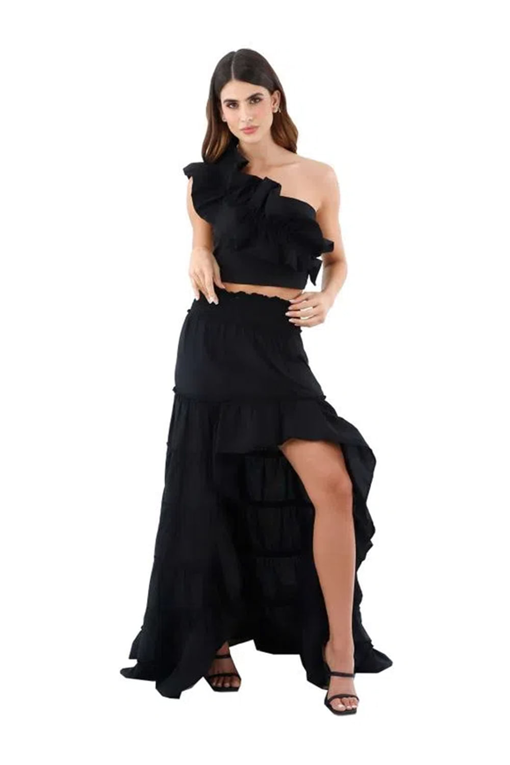 Falda Larga Kelly Negro