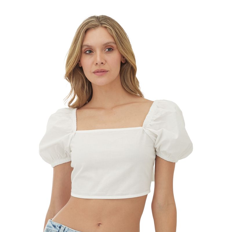 Top Marfil para mujer Sole