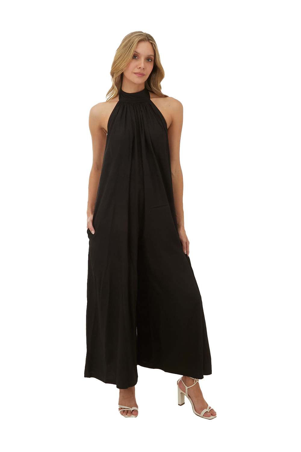 Enterizo Largo Negro para mujer Sunset
