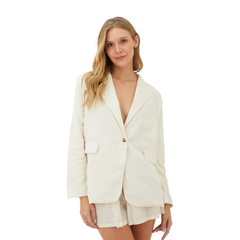 Blazer Marfil para mujer Clem