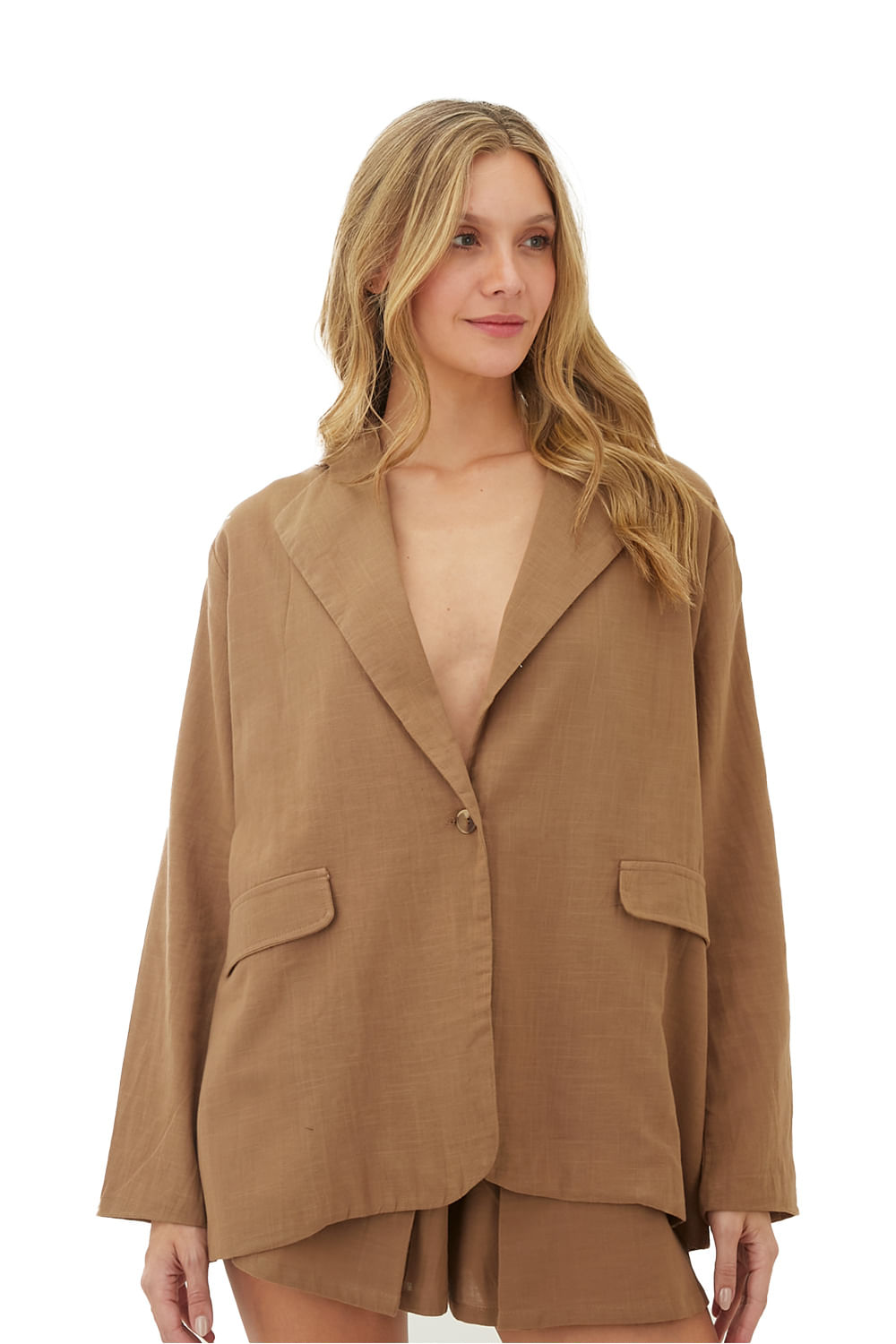 Blazer Taupe para mujer Clem