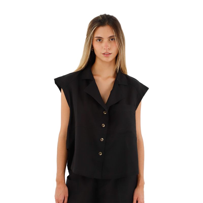 Camisa Negro para mujer Ambar