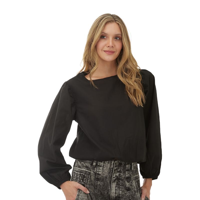 Camisa Negro para mujer Lua