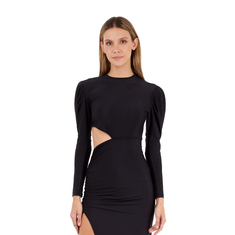 Vestido Largo Negro para mujer Bella