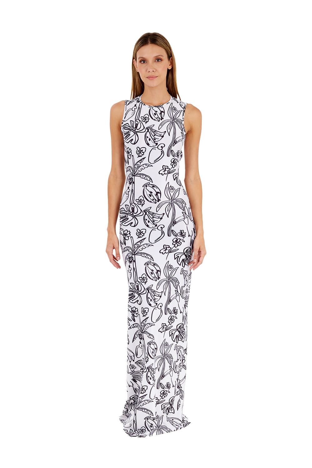 Vestido Largo Carly Tucan_Marfil