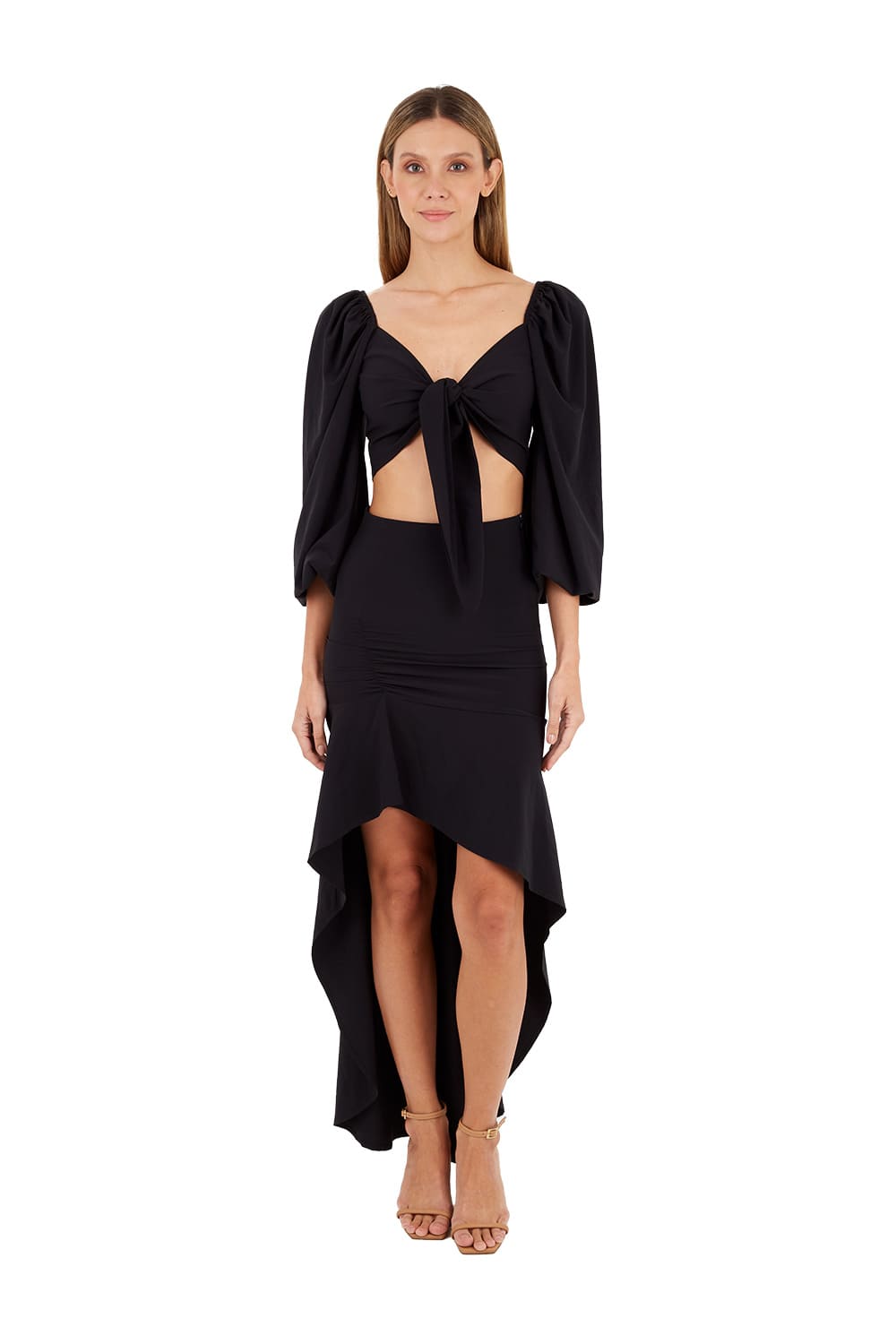 Falda Tropicalia Negro