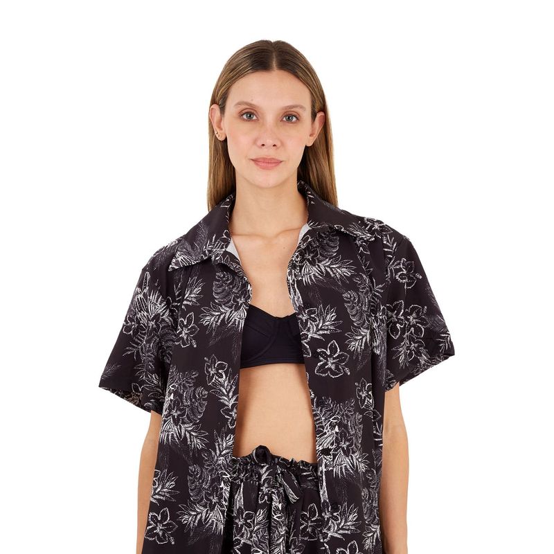 Camisa Estampado Negro para mujer Alexa