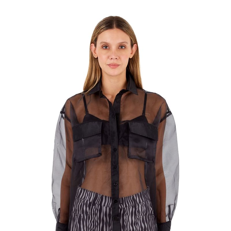 Camisa Negro para mujer Stacie