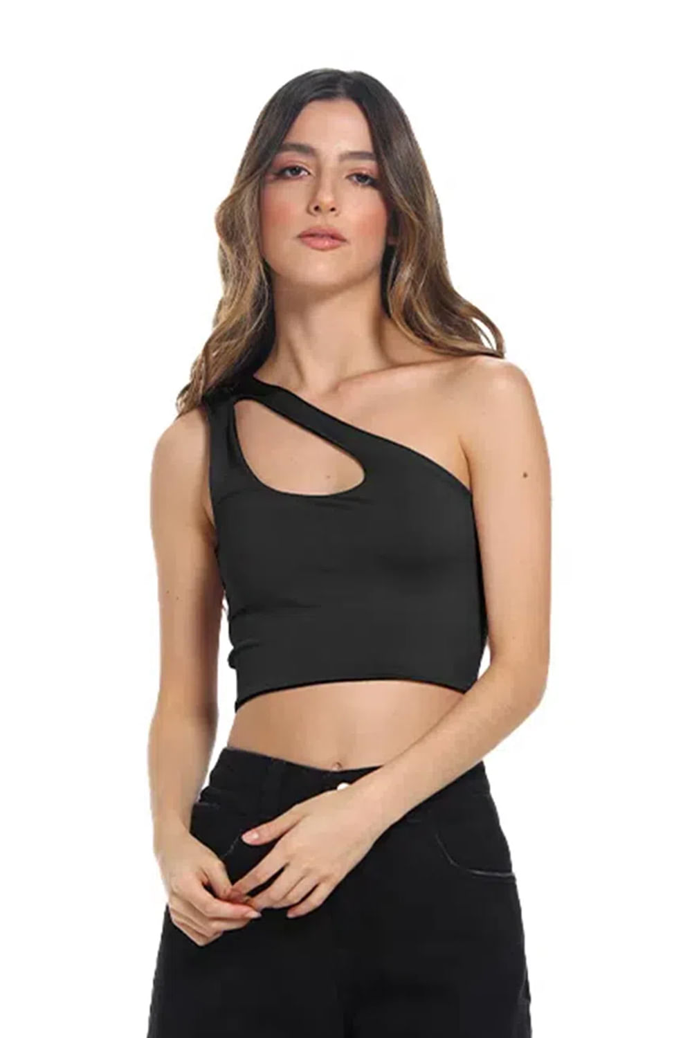 Top Negro para mujer Shalom