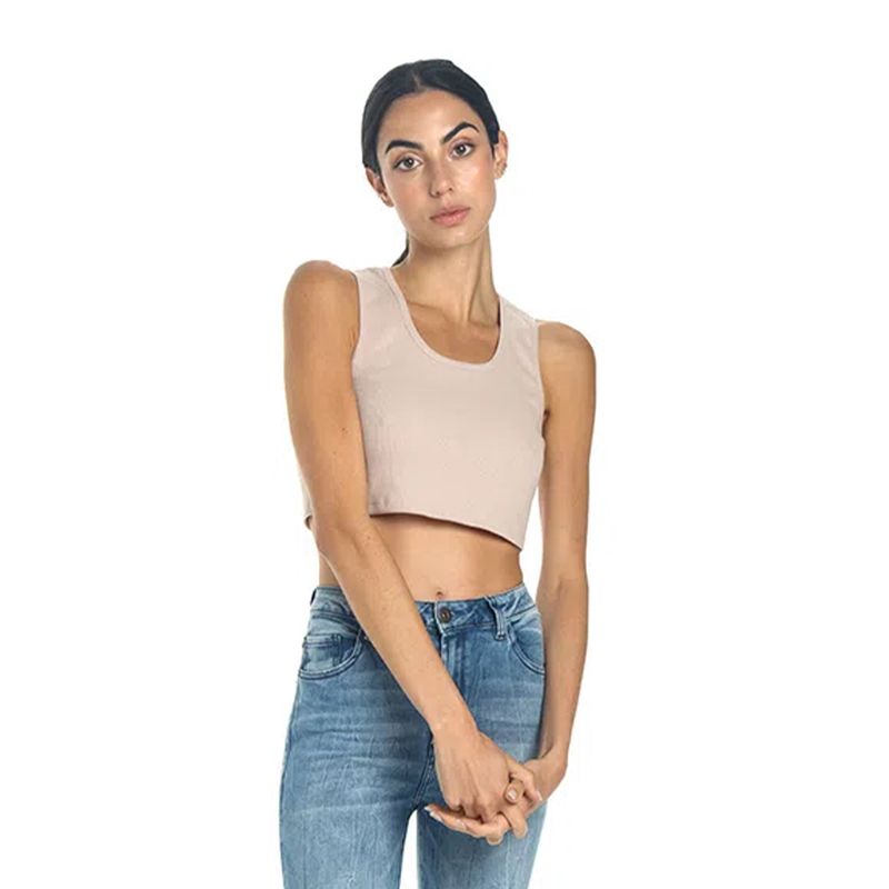 Top Beige para mujer Jenn