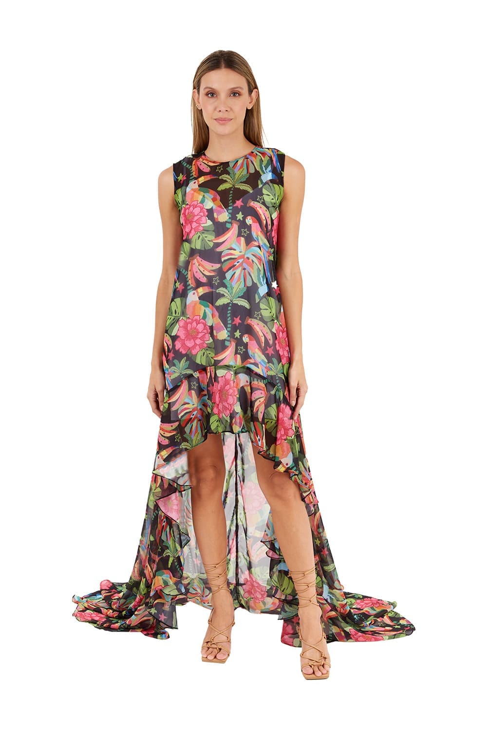 Vestido Largo Aviva Magic_Neg