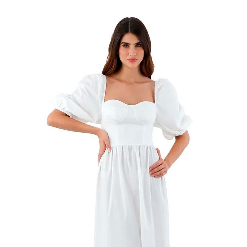 Vestido Largo Marfil para mujer Vivien