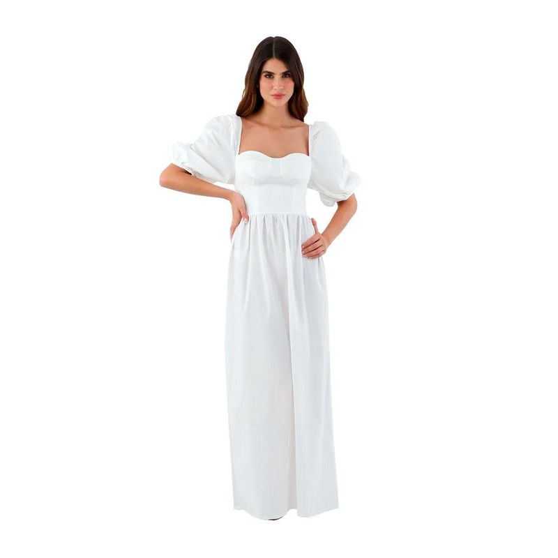 Vestido Largo Marfil para mujer Vivien