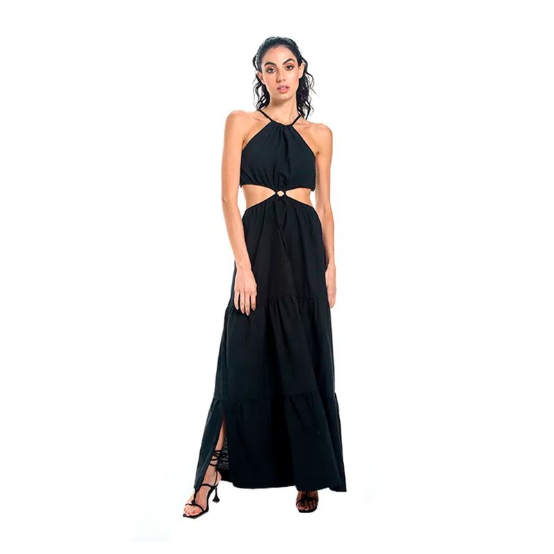 Vestido Largo Negro para mujer Dalia