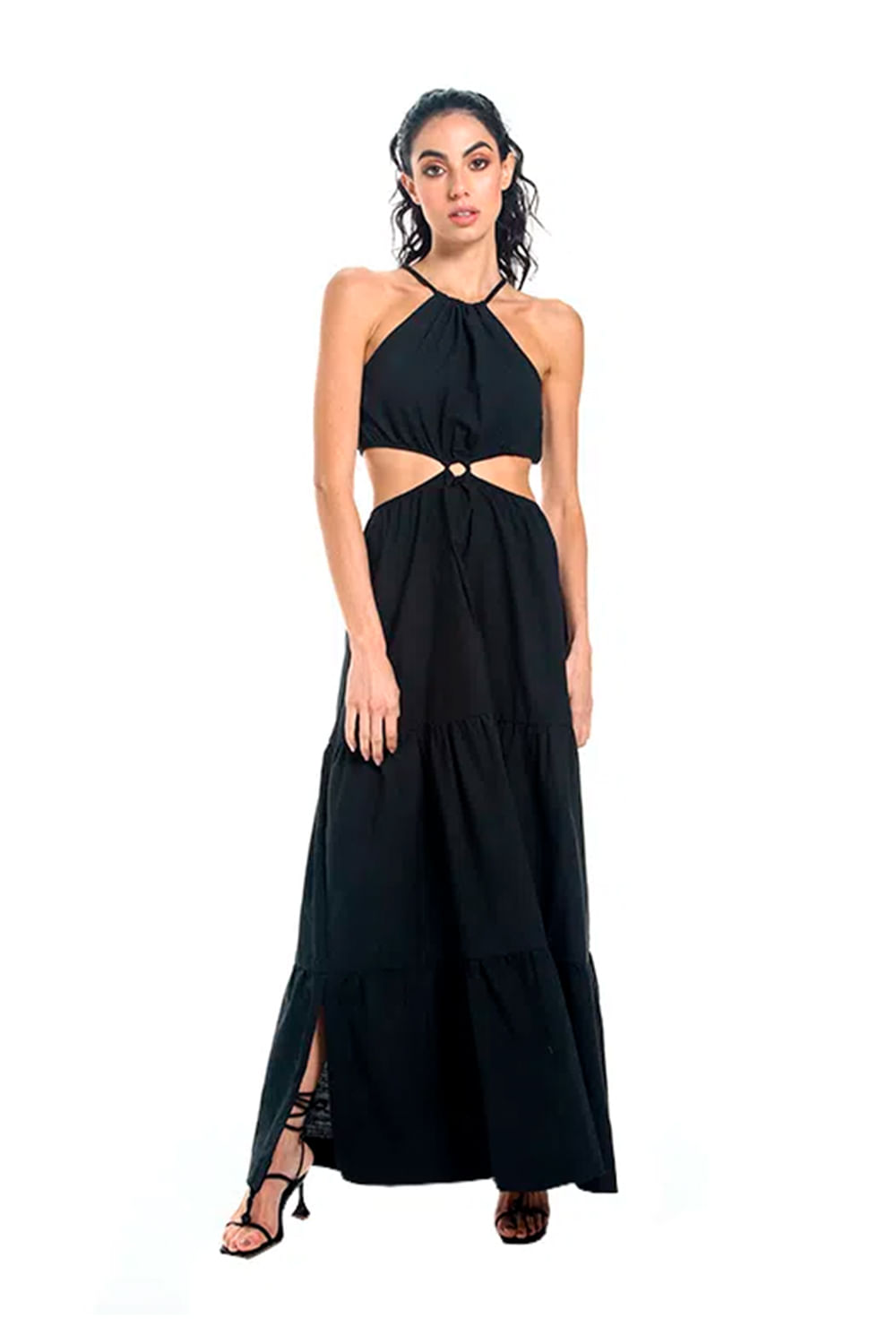 Vestido Largo Dalia Negro