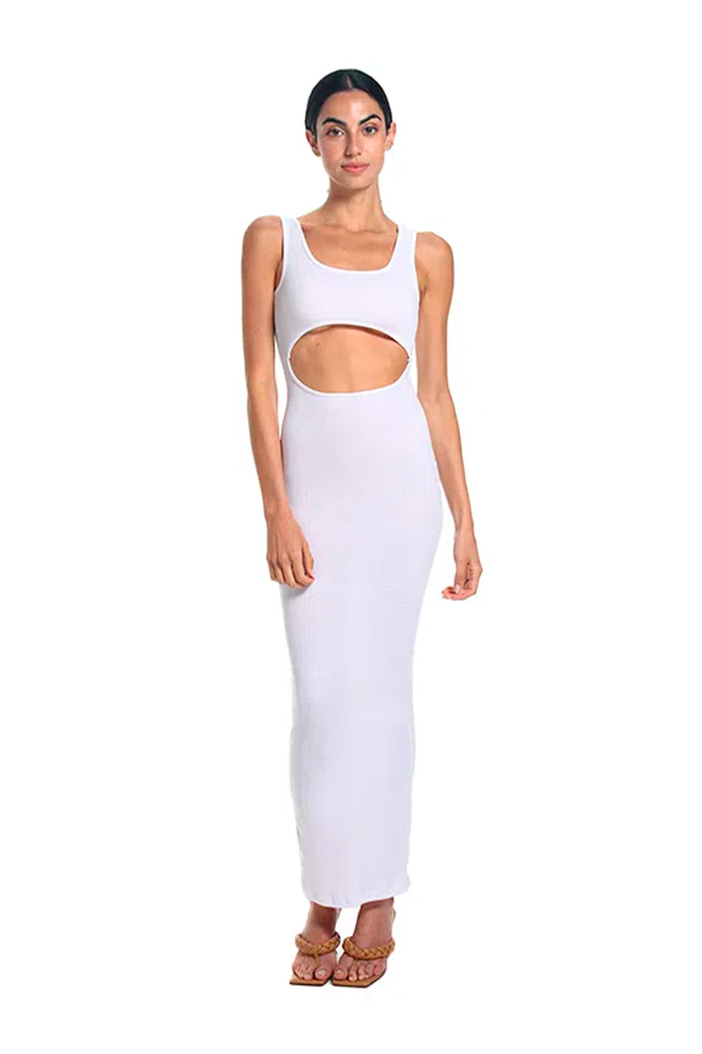 Vestido Largo Aries Marfil