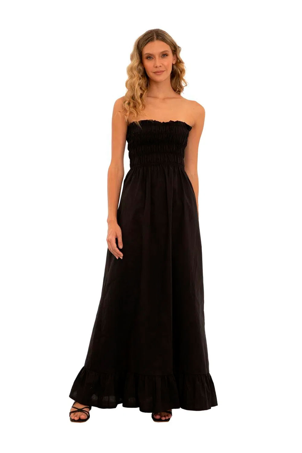 Vestido Largo Amber Negro