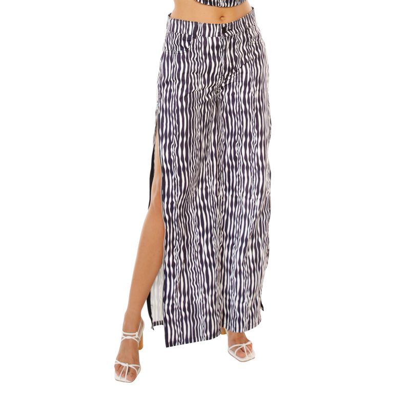 Pantalón Zebra Negro para mujer Malfi