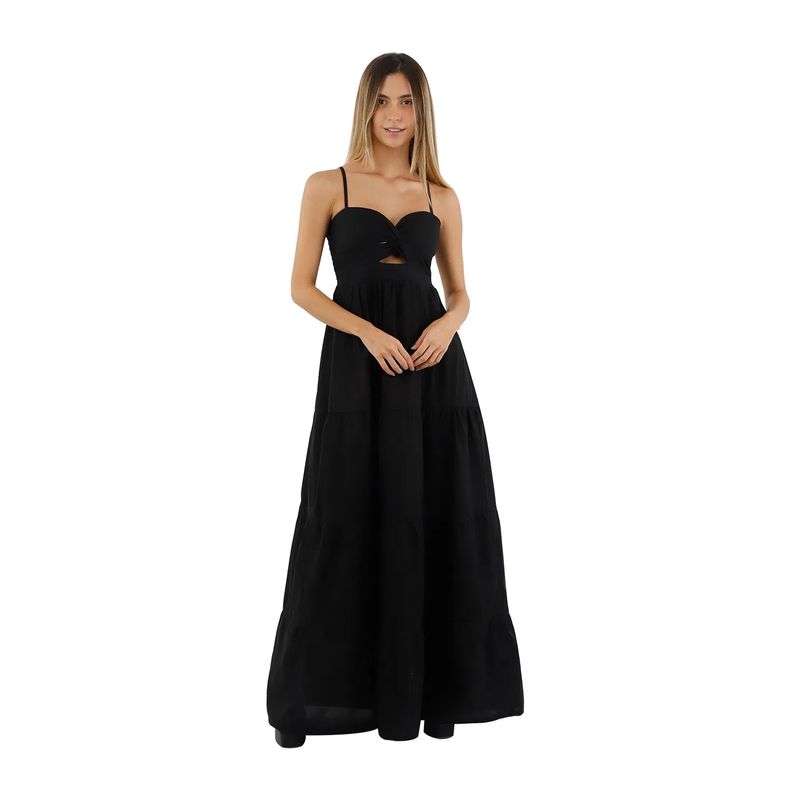 Vestido Largo Mimosa Negro