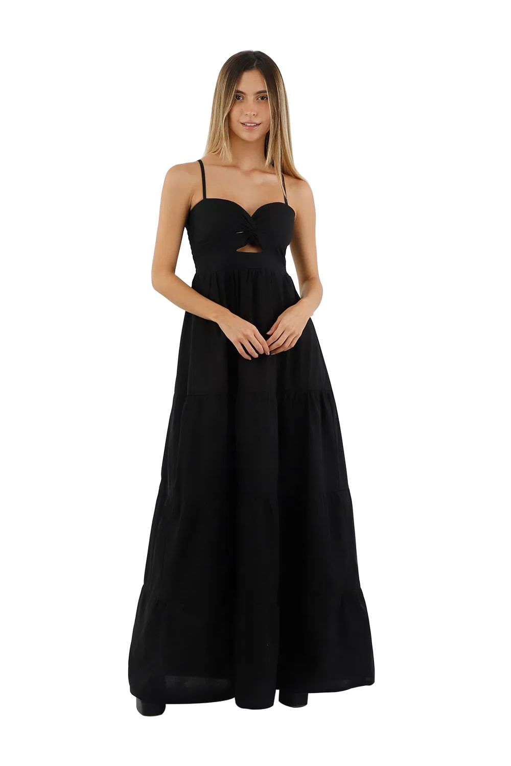 Vestido Largo Mimosa Negro