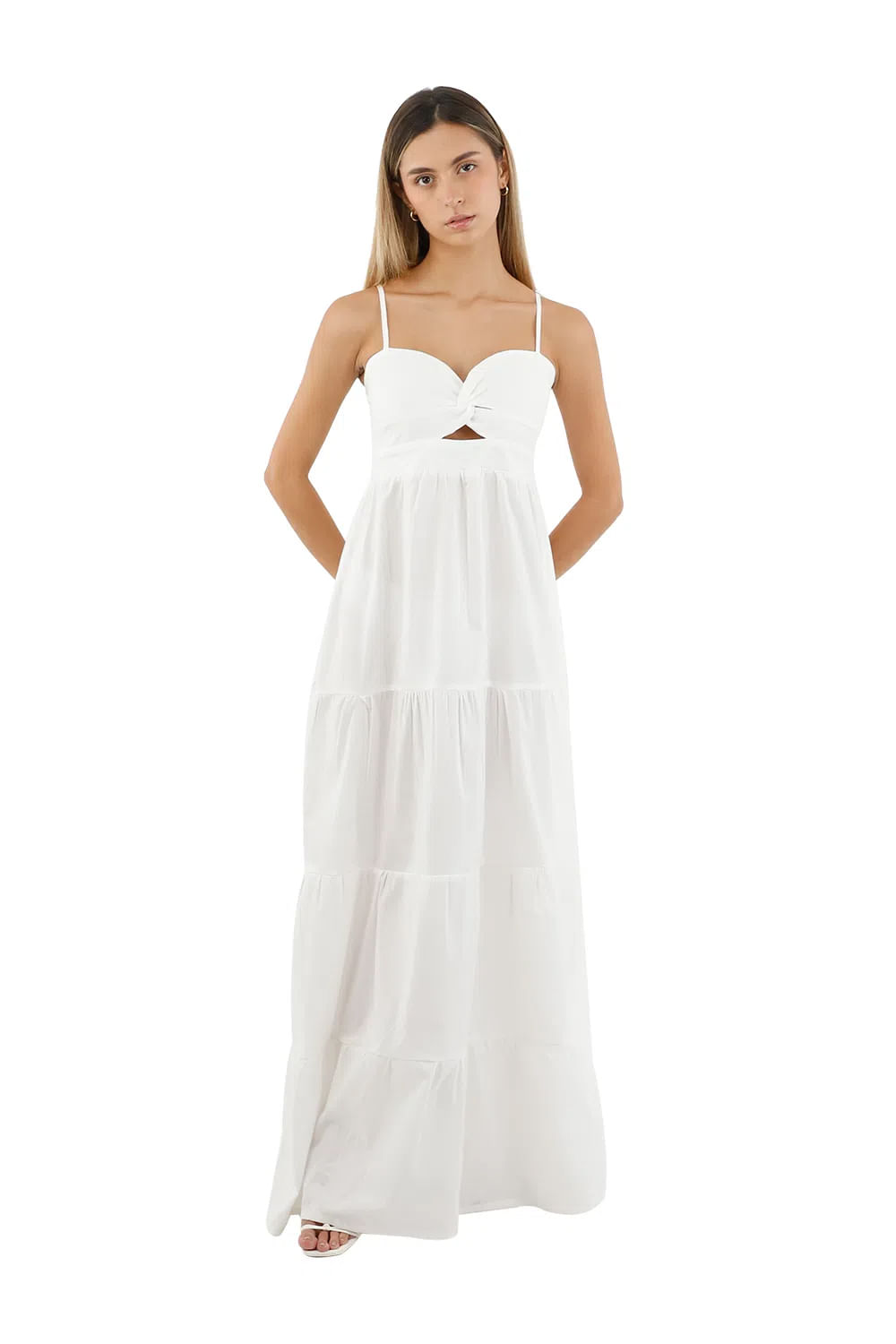 Vestido Largo Mimosa Marfil