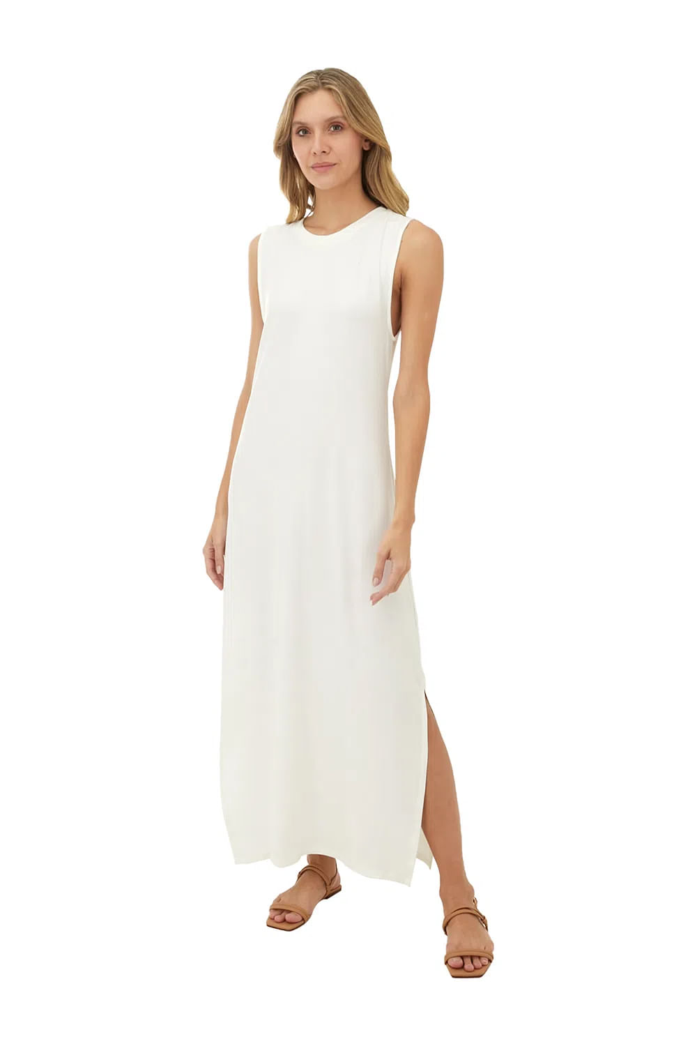 Vestido Largo Britt Marfil