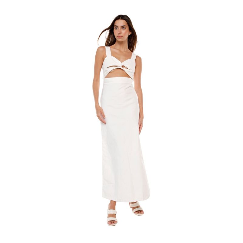 Vestido Largo Marfil para mujer Jalina