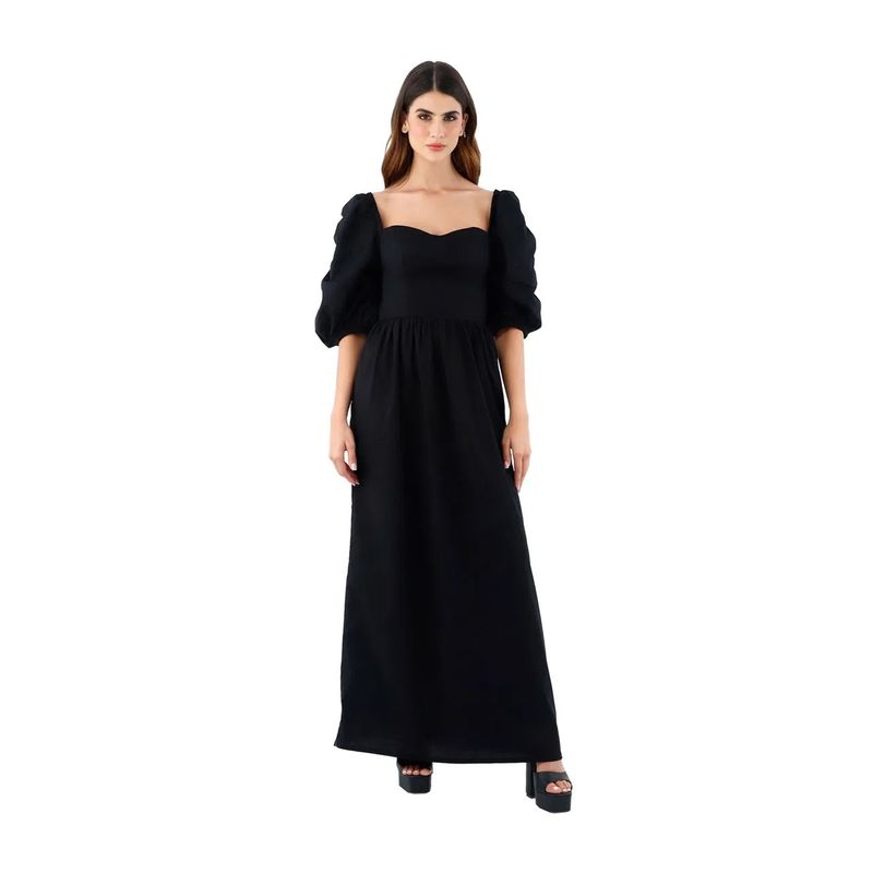 Vestido Largo Negro para mujer Vivien