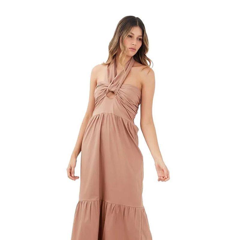 Vestido Largo Tan para mujer Maria