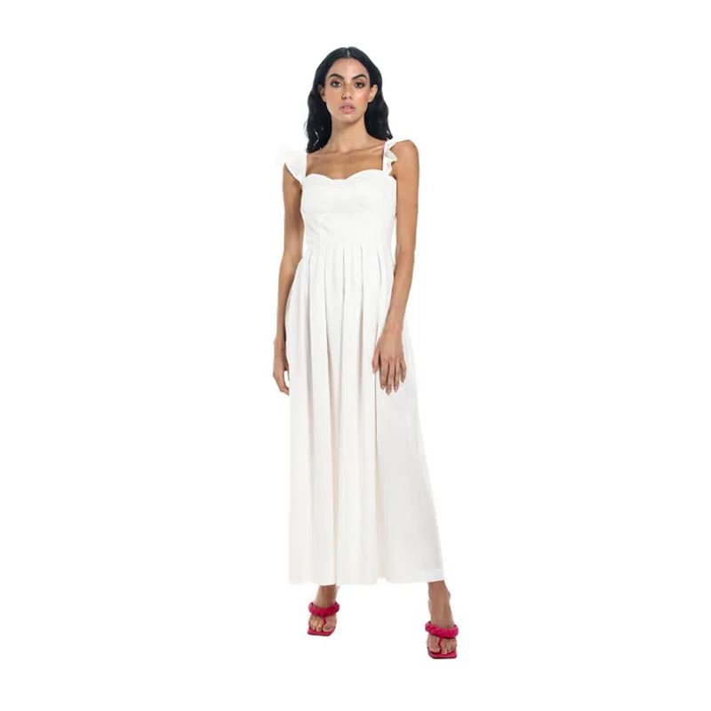 Vestido Largo Marfil para mujer Flora