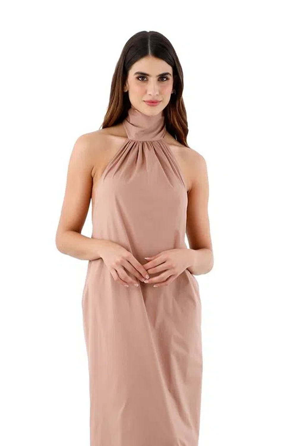 Vestido Largo Tan para mujer Brett