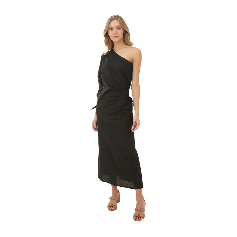 Vestido Largo Negro para mujer Lena