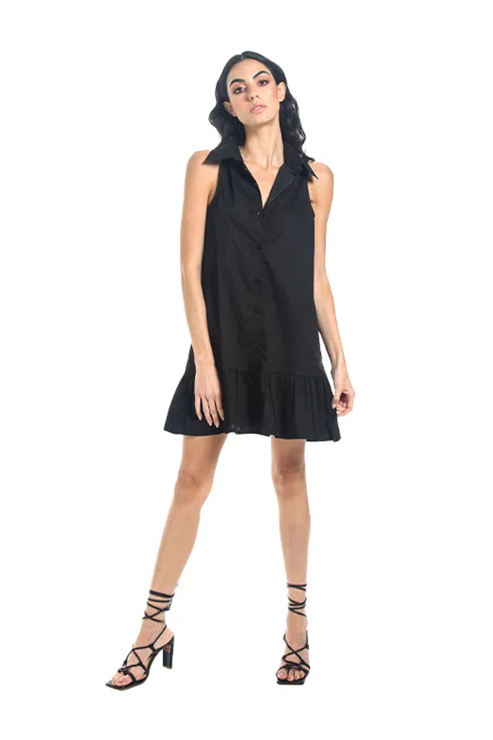Vestido Corto Gardenia Negro