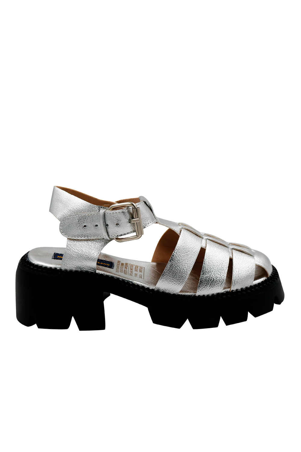 Sandalia Plataforma Gianna Plata