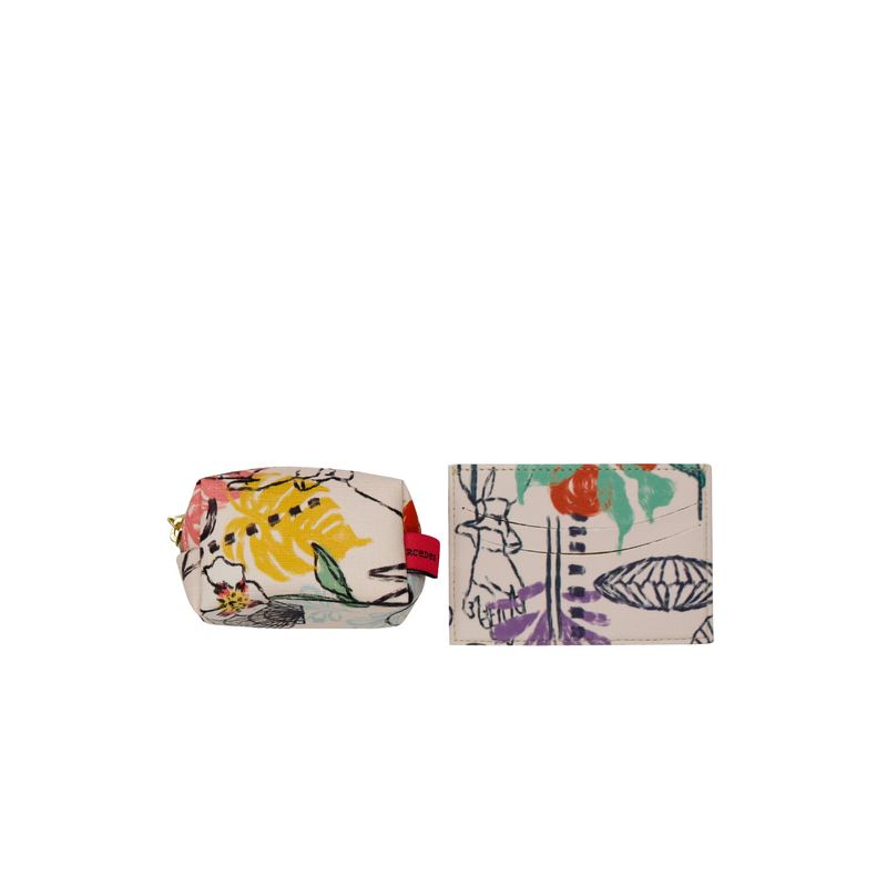 Monedero multicolor + Portadocumentos Estampado MC para mujer