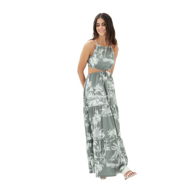 Vestido largo mare verde  Inner Creation