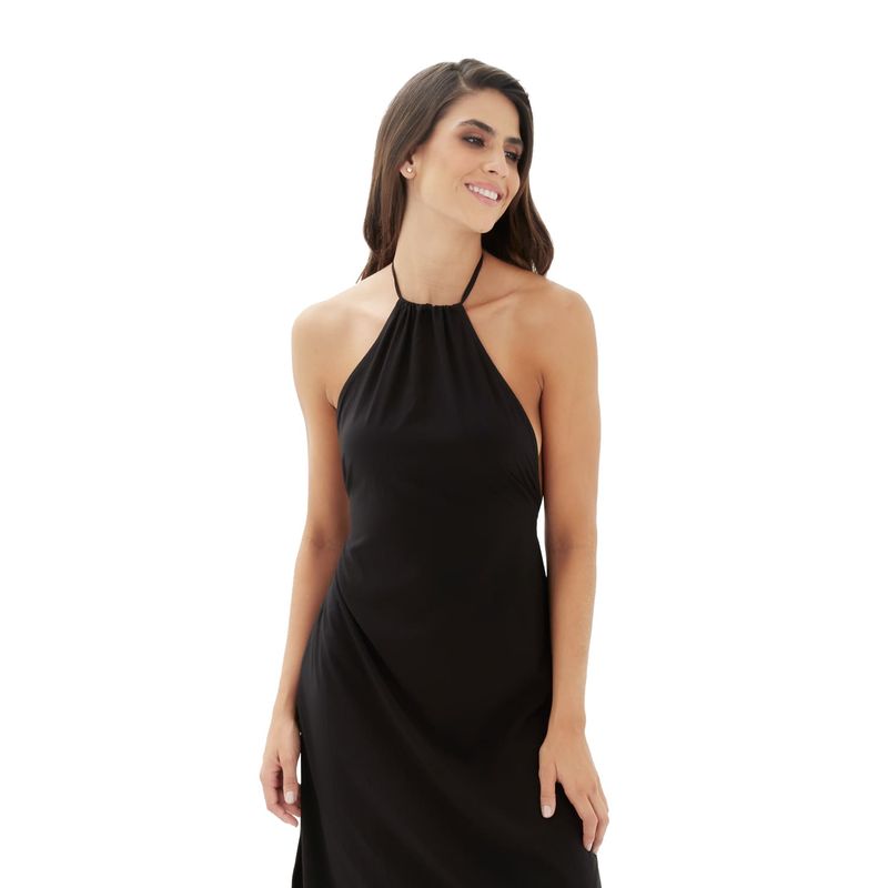 Vestido largo negro  Heritage