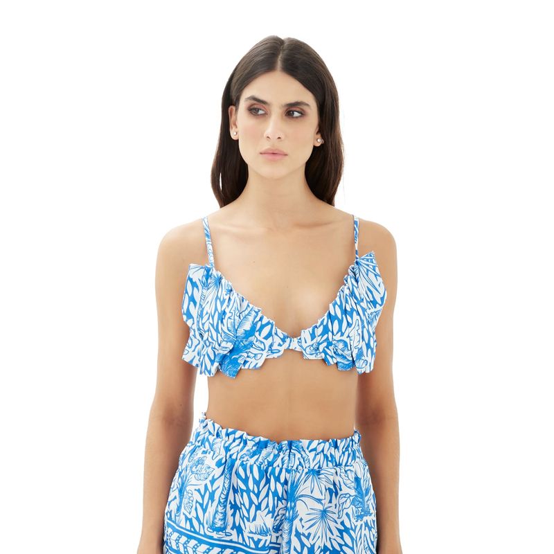 Top Aura Aires Azul