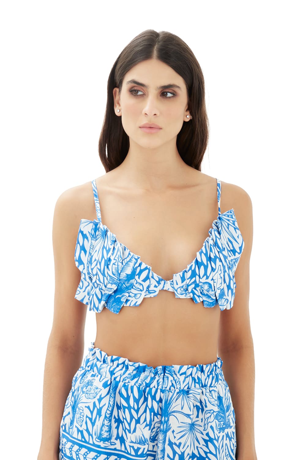 Top Aura Aires Azul