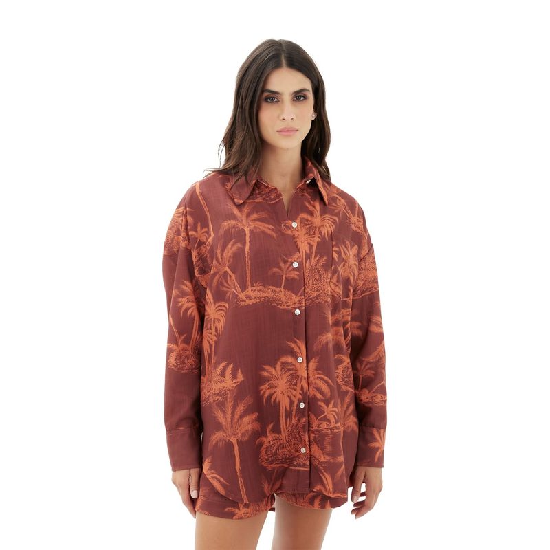 Camisa Mare Terracota  Rosewood