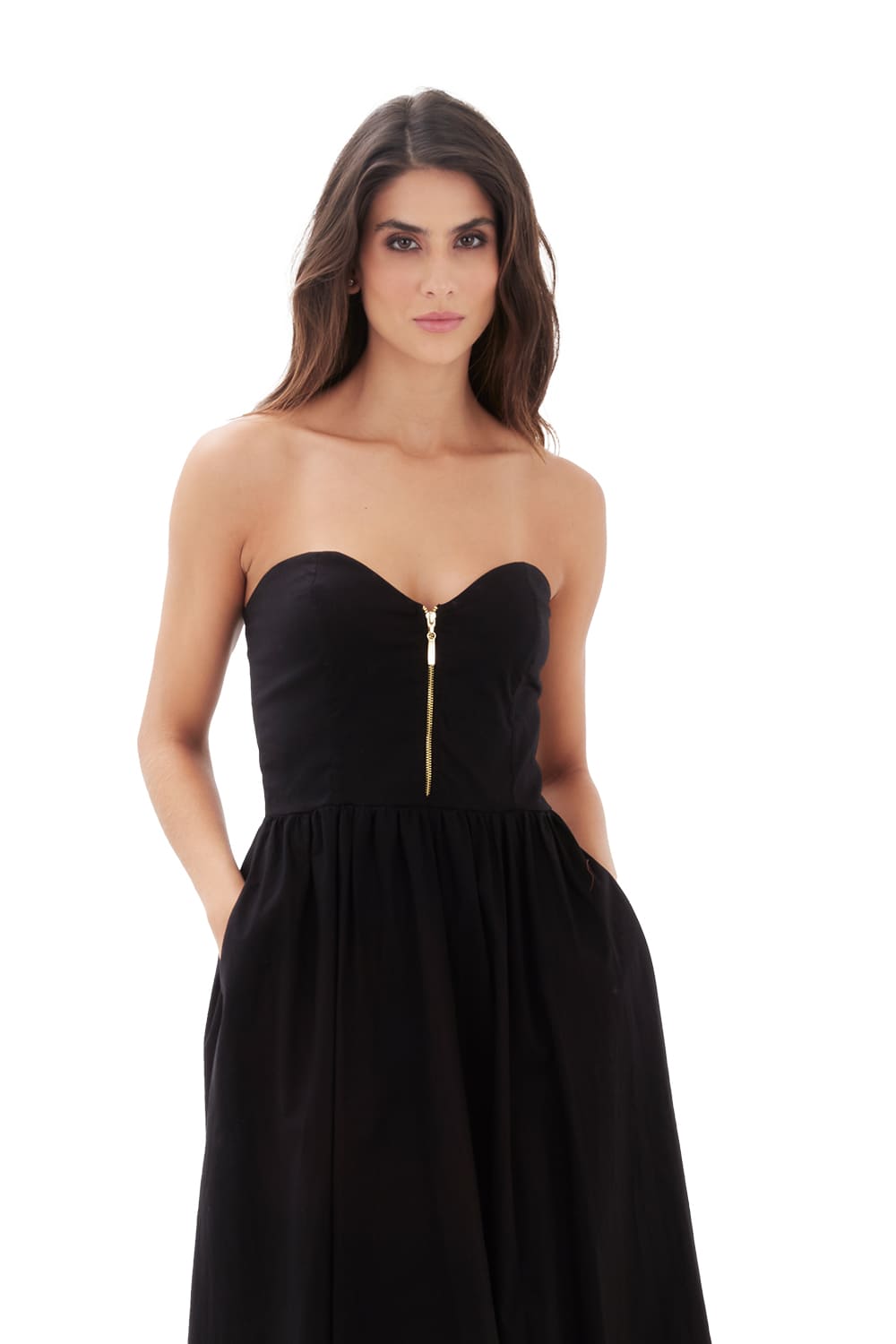 Vestido largo negro  Halcyon