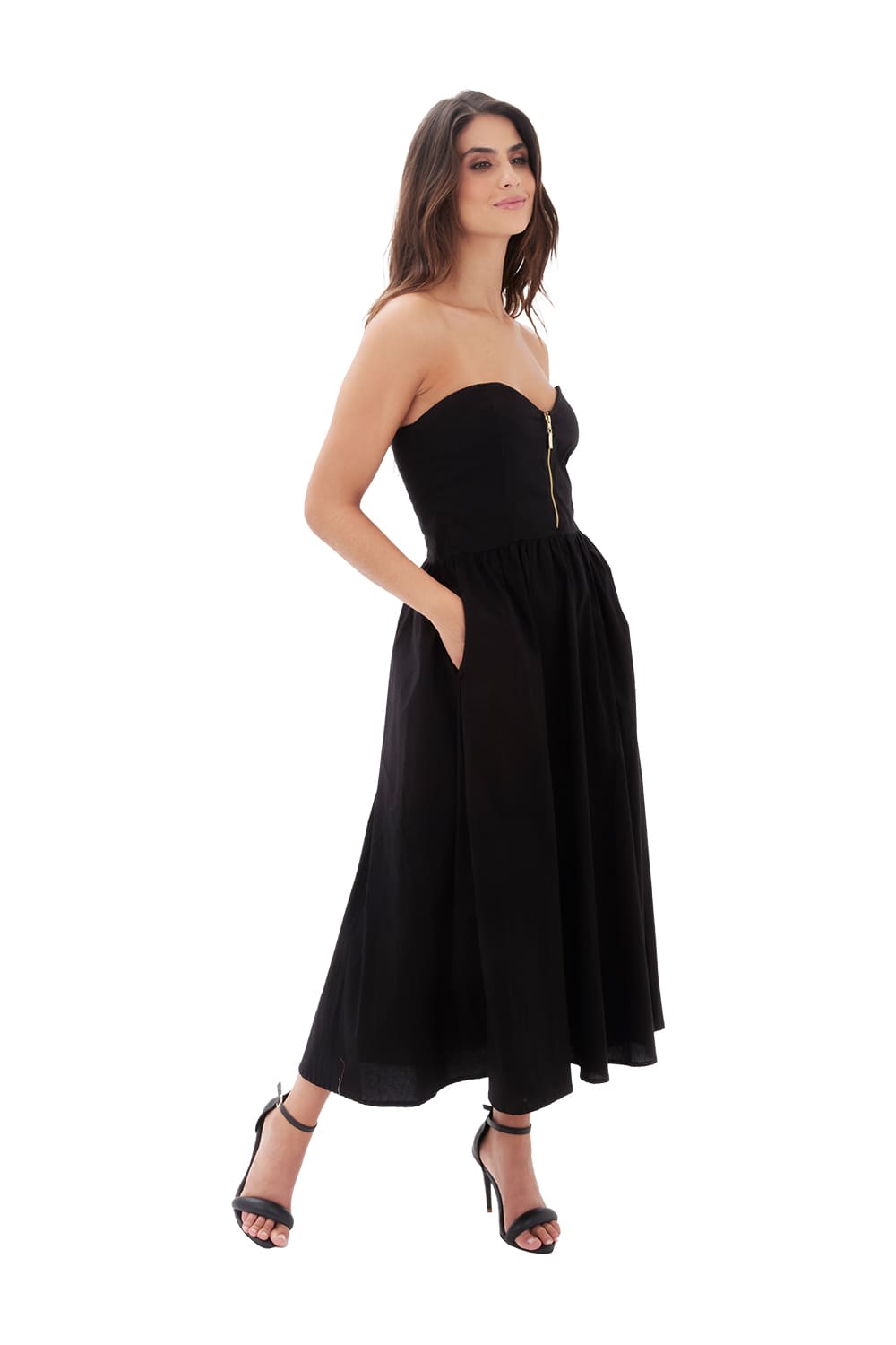 Vestido Largo Halcyon Negro