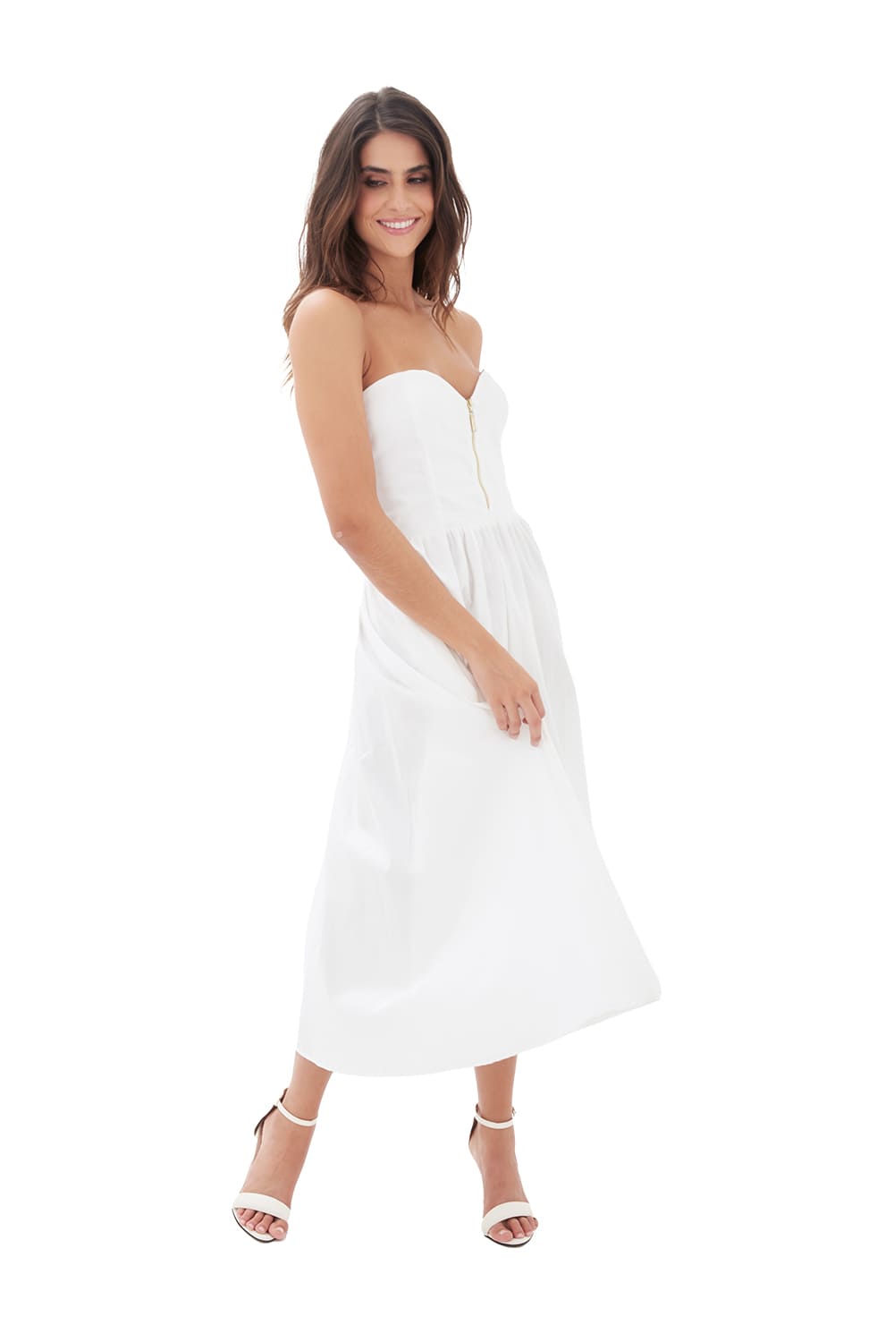Vestido Largo Halcyon Marfil